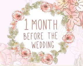 Bridal Tips Before One Month of Marriage